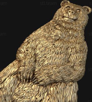 3D model Bear on its hind legs (STL)